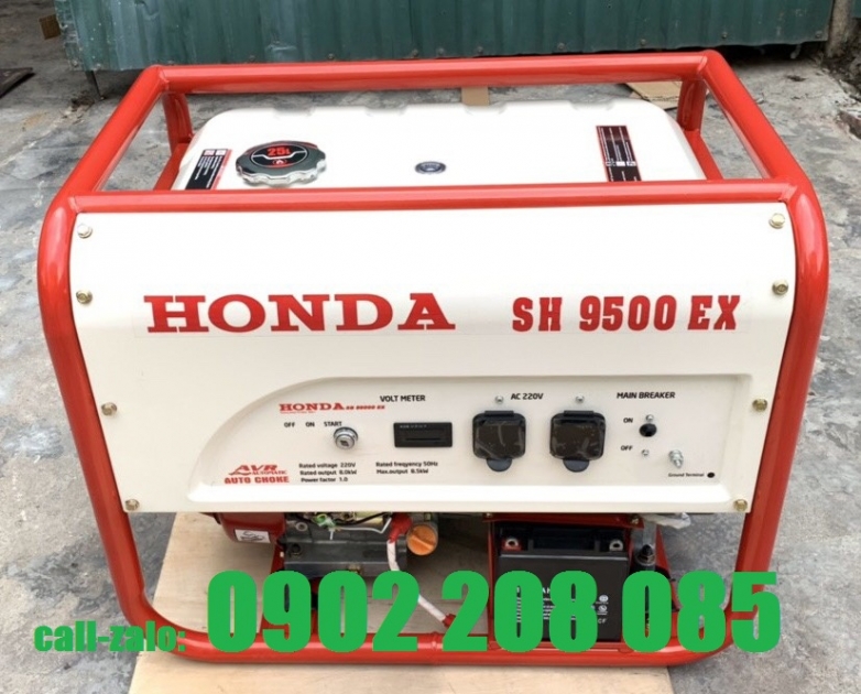 Máy phát điện Honda chính hãng- SH 9500EX le gió tự động 