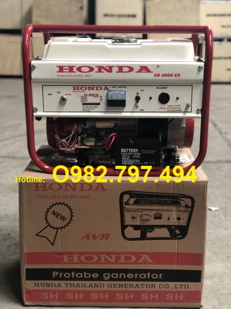 Máy phát điện Honda Thái Lan SH 4500EX - 3.5kw 