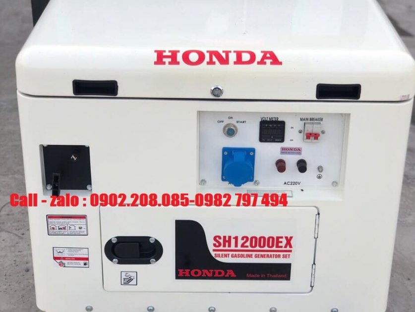  Máy phát điện chống ồn Honda Thái Lan Sh12000EX-10kw chạy xăng