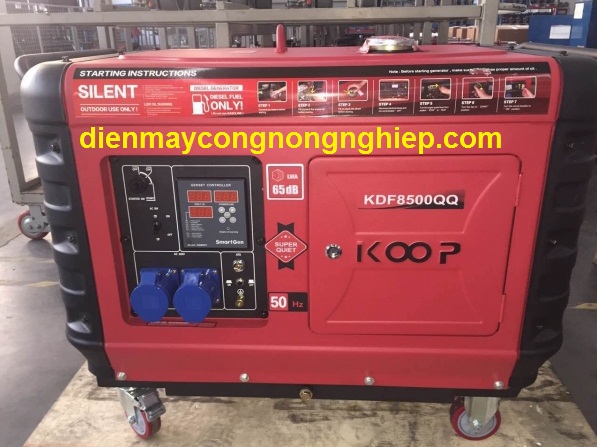 Máy phát điện Koop 5.5 KVA Siêu Chống Ồn KDF8500QQ